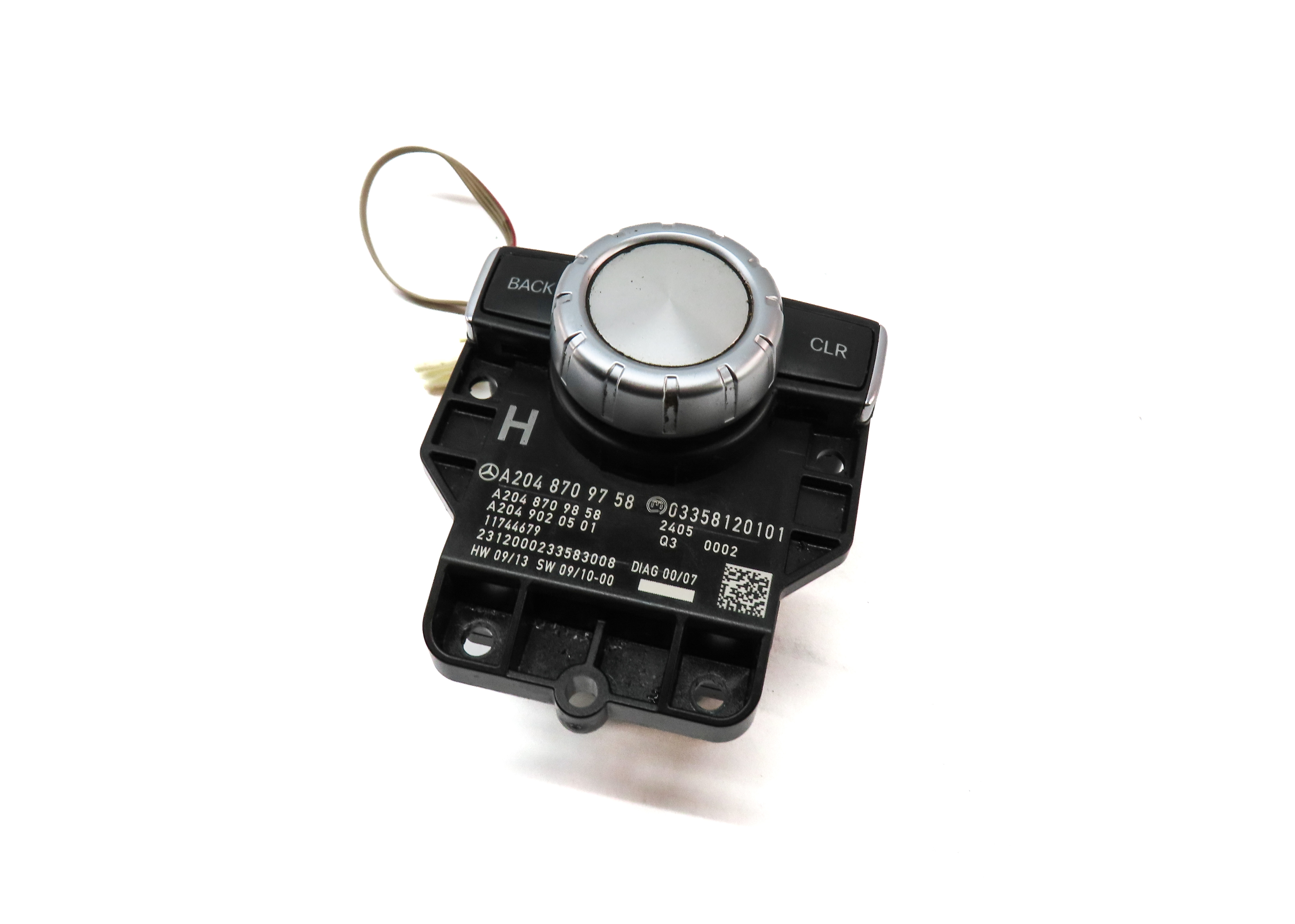 2013 MERCEDES E350 (W212) CENTER CONSOLE MEDIA MMI SELECTOR DIAL SWITCH MODULE — exact item pictured